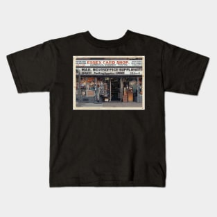 Essex Card Shop in NYC - Kodachrome Postcard Kids T-Shirt